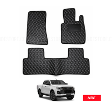 FLOOR MAT FLAT 7D STYLE SET FOR ISUZU DMAX