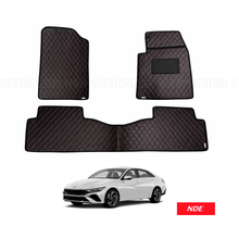 FLOOR MAT PREMIUM QUALITY FLAT 7D STYLE FOR HYUNDAI ELANTRA 2025
