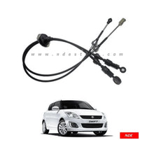 CABLE ASSY GEAR CABLE SET FOR SUZUKI SWIFT (2008-2021) - ndestore.com