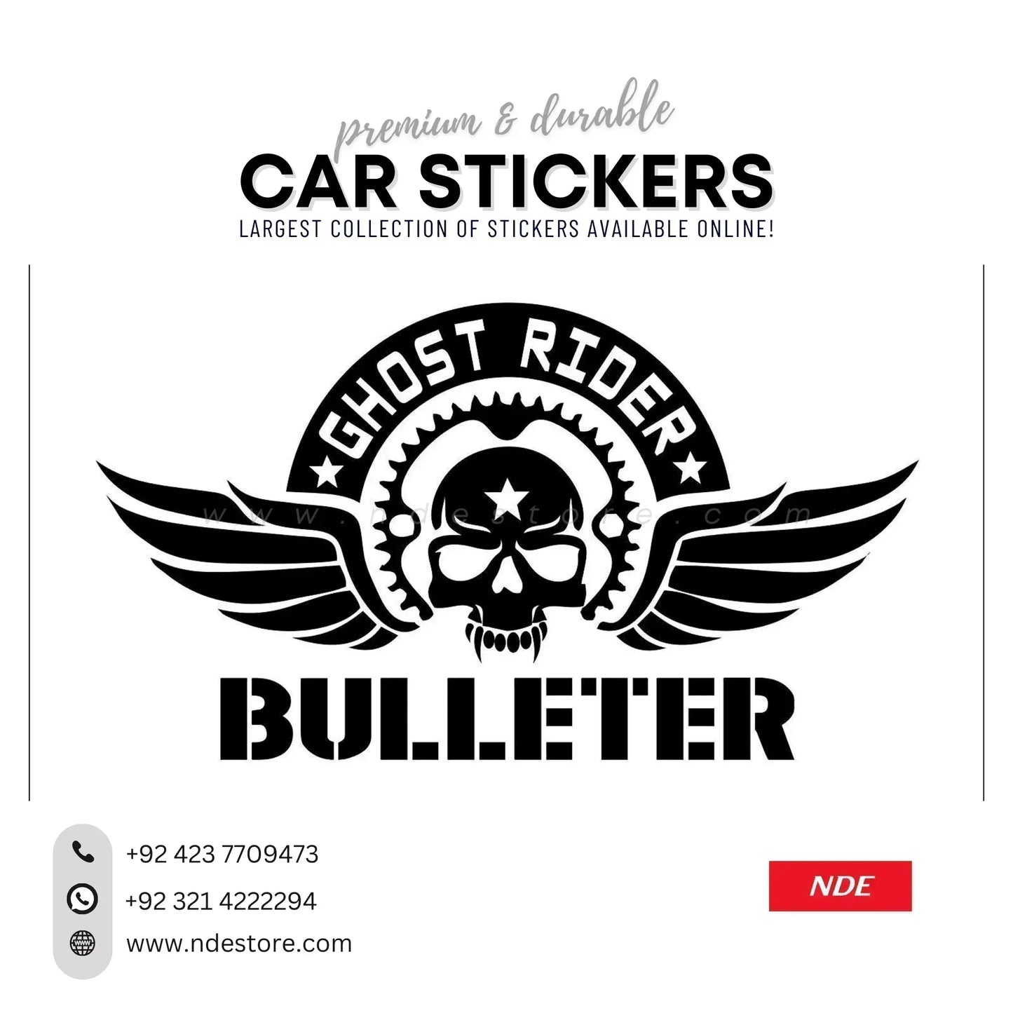 STICKER GHOST RIDER (SKU: S44534) - ndestore.com
