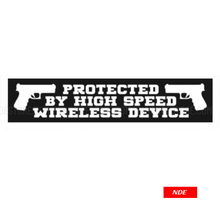 STICKER PROTECTED BY HIGH SPEED WIRELESS DEVICE - ndestore.com