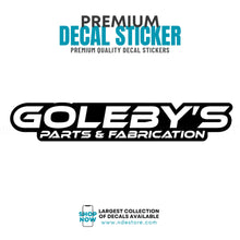 STICKER DECAL GOLEBY'S