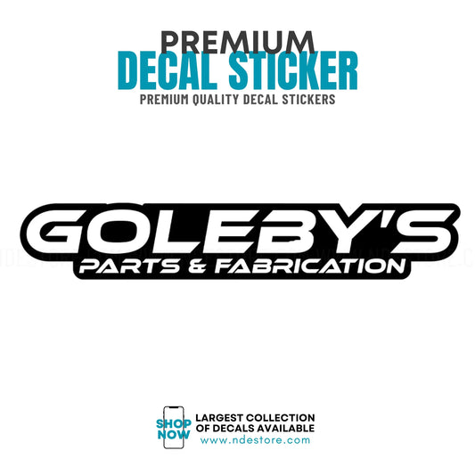 STICKER DECAL GOLEBY'S