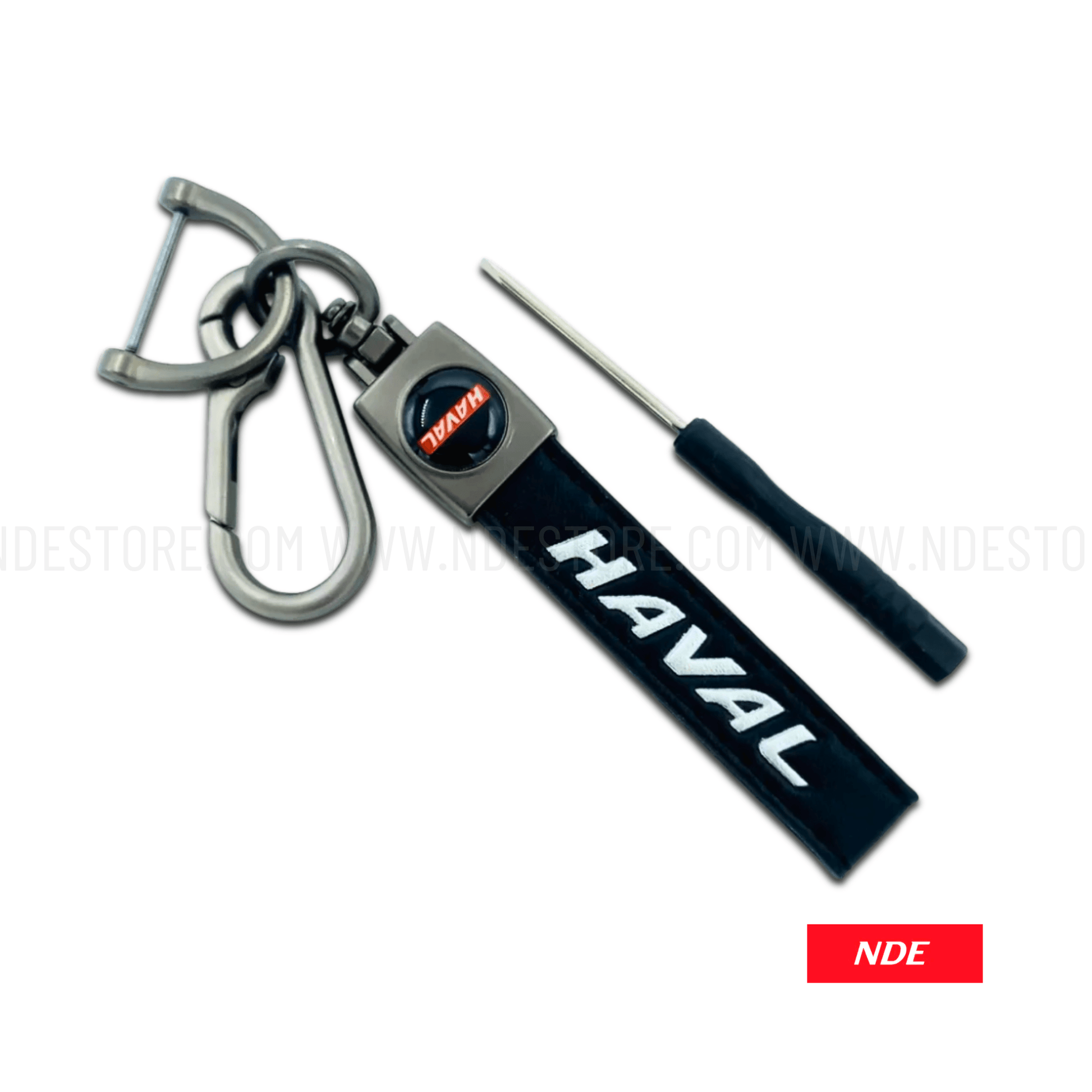 KEY CHAIN LEATHER STRAP WITH HAVAL LOGO - ndestore.com