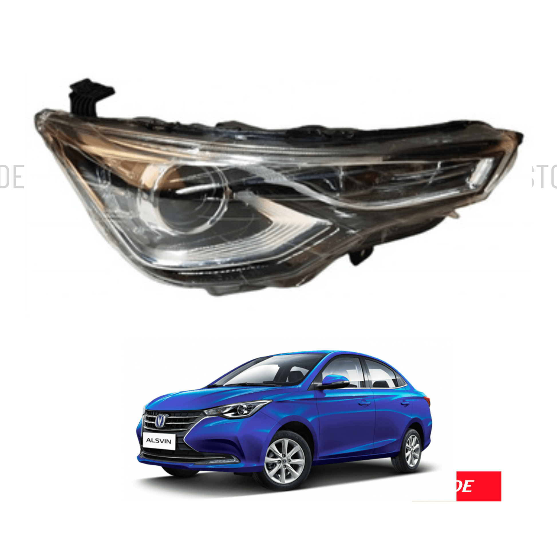 HEAD LIGHT ASSY FOR CHANGAN ALSVIN - ndestore.com