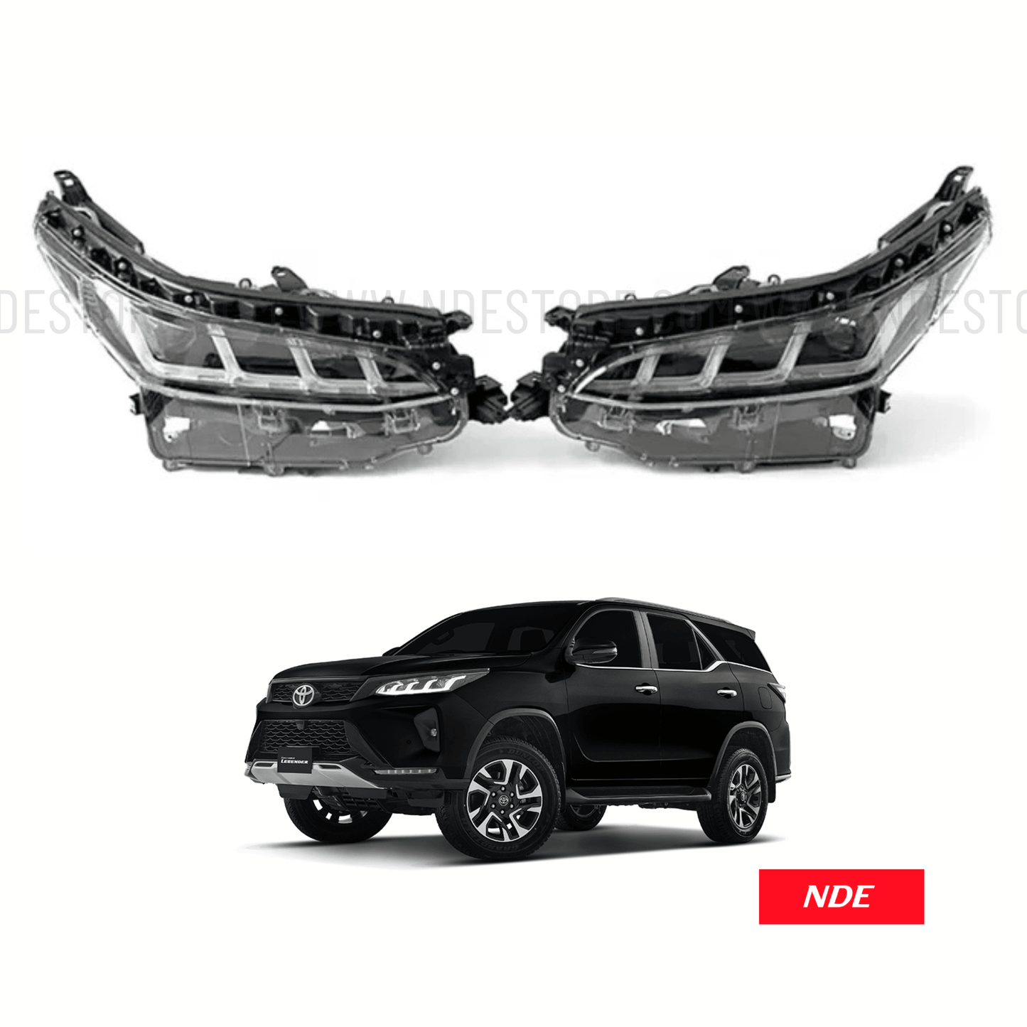 HEADLIGHT ASSY FOR TOYOTA FORTUNER (2022-2025) - ndestore.com