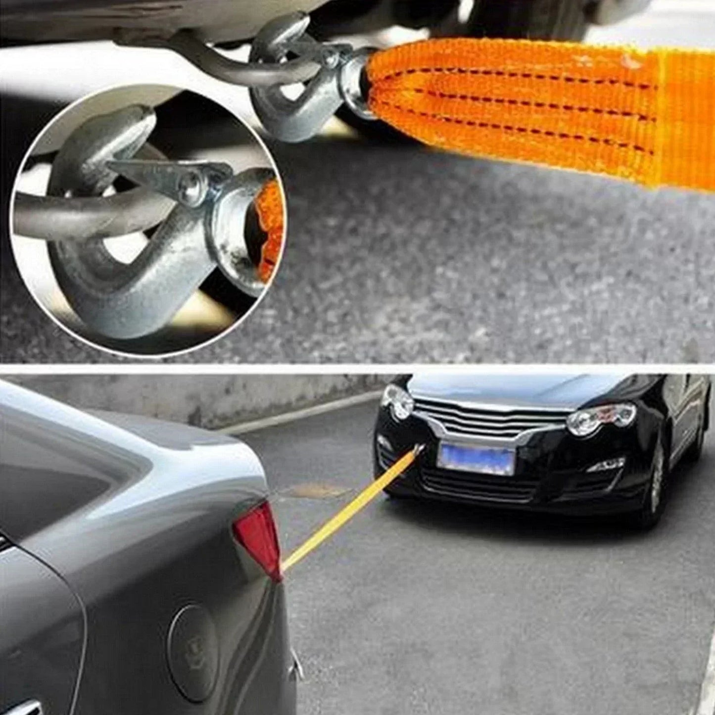HEAVY DUTY EMERGENCY CAR TOW ROPE BELT - ndestore.com