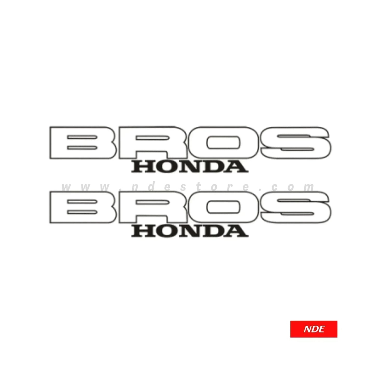 STICKER, HONDA BROS - ndestore.com
