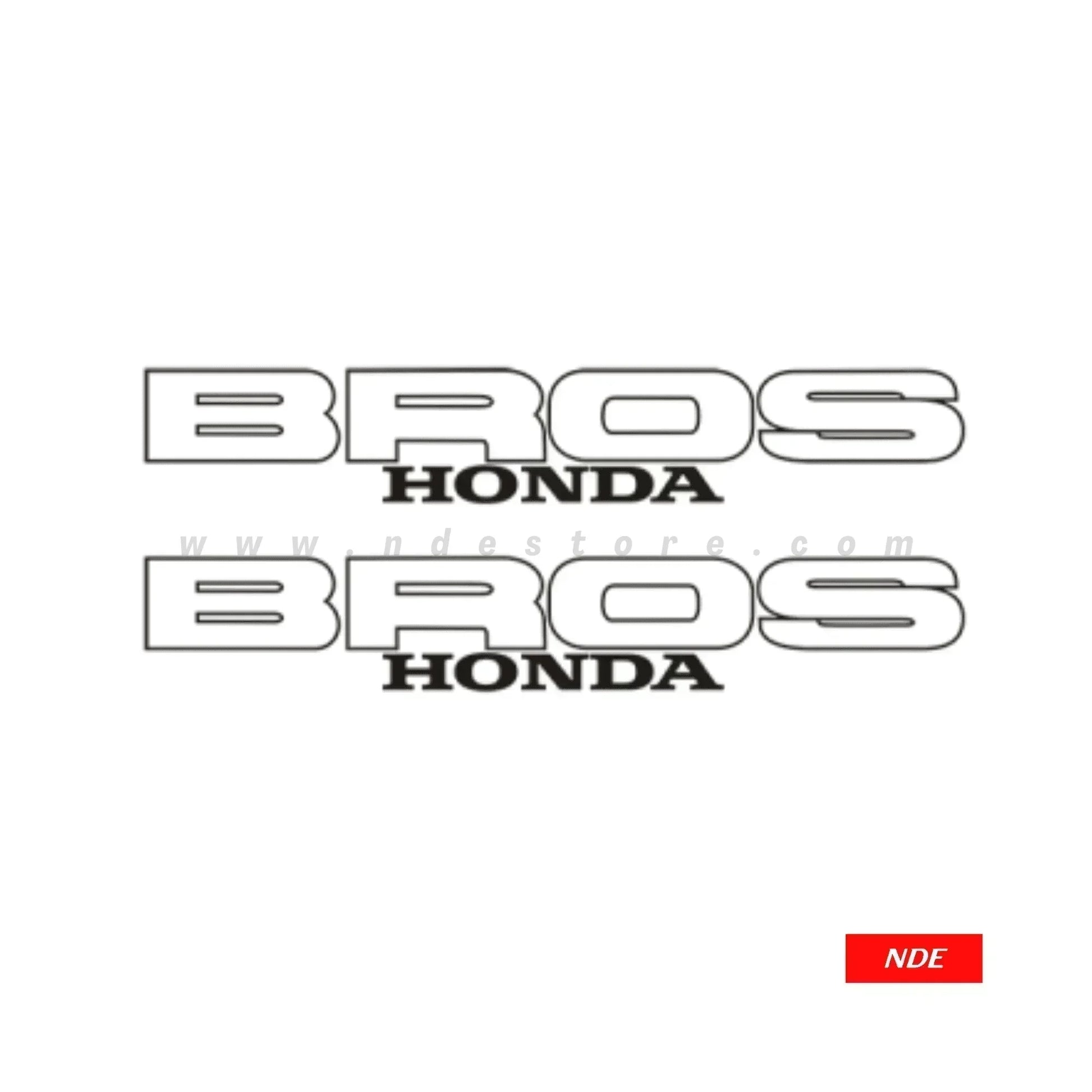 STICKER, HONDA BROS - ndestore.com
