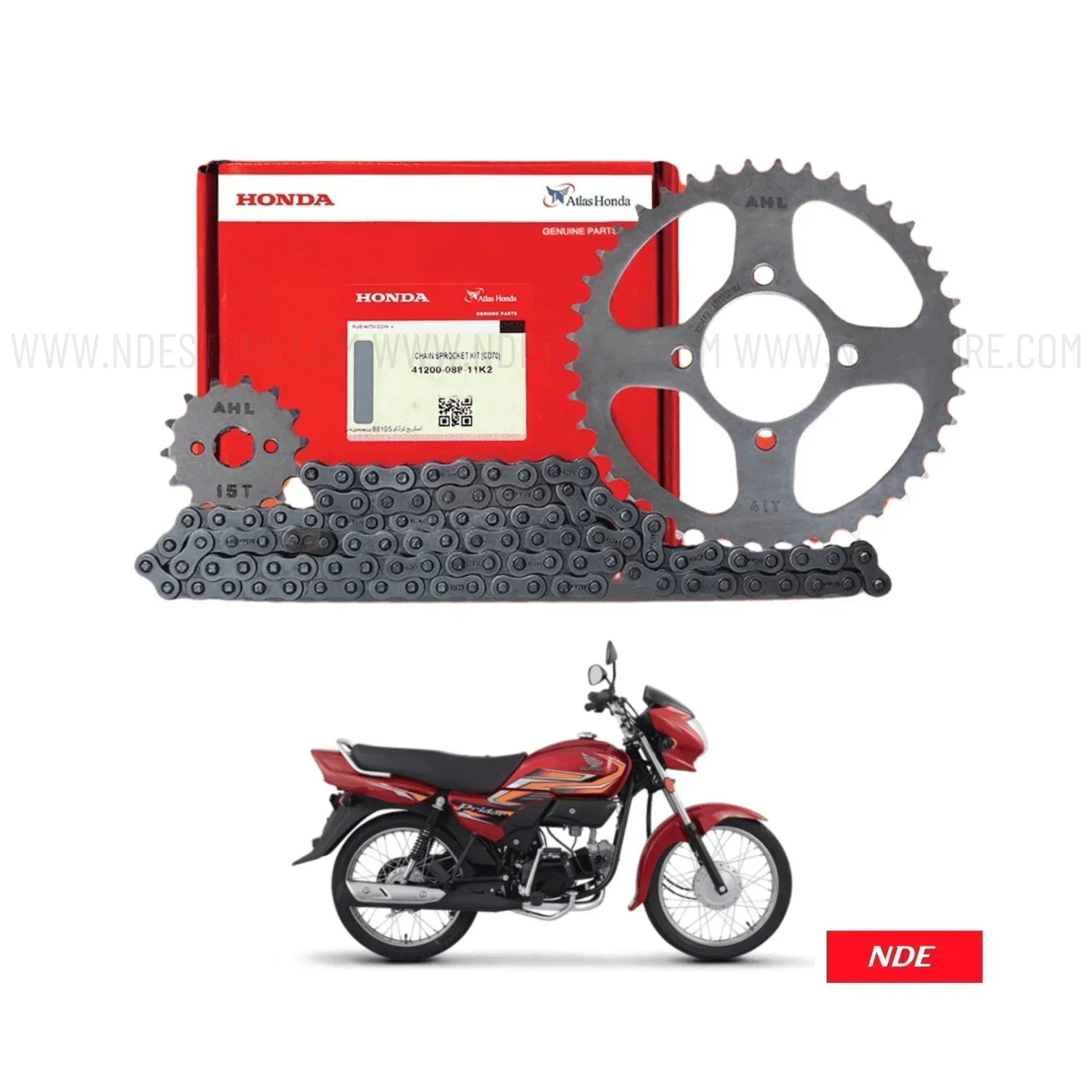 CHAIN SPROCKET KIT FOR HONDA PRIDOR –