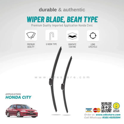 WIPER BLADE PREMIUM TYPE FOR HONDA CITY (2002-2008) - ndestore.com