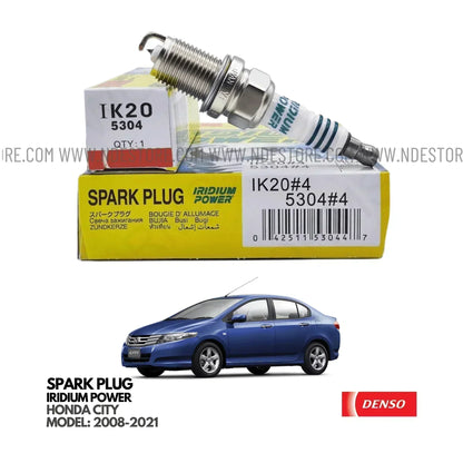 SPARK PLUG DENSO IRIDIUM POWER FOR HONDA CITY (2008-2021) - ndestore.com