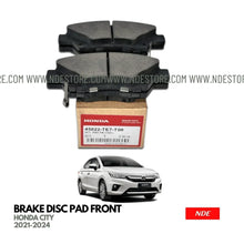 BRAKE DISC PAD SET FRONT GENUINE FOR HONDA CITY (2021-2025) - ndestore.com