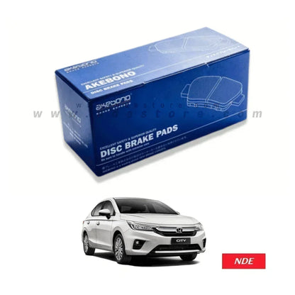 BRAKE DISC PAD SET FRONT AKEBONO FOR HONDA CITY (2021-2025) - ndestore.com