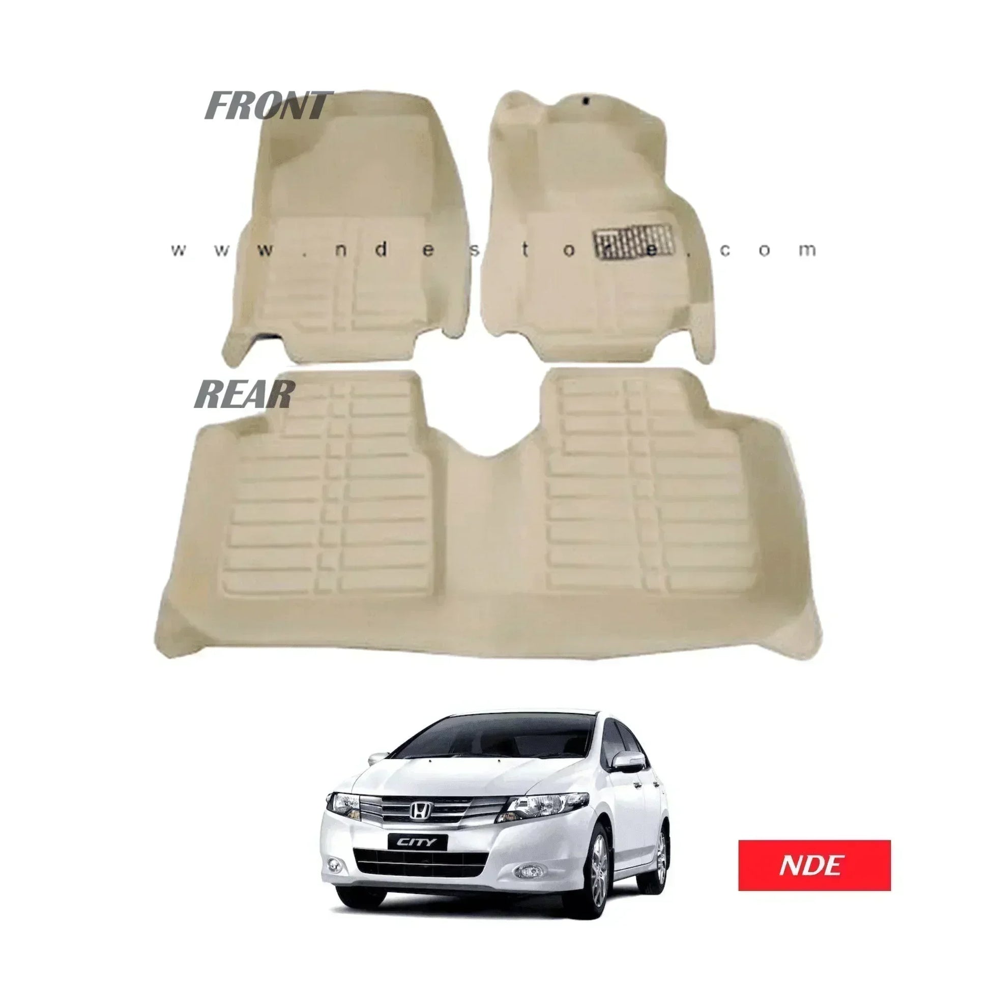 FLOOR MAT 5D STYLE FOR HONDA CITY (2008-2021) - ndestore.com