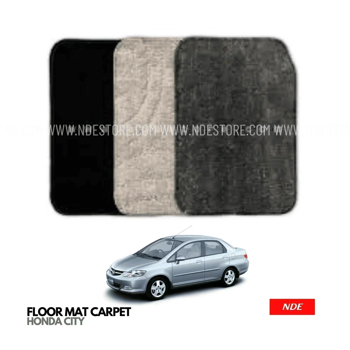 FLOOR MATS PREMIUM QUALITY FOR HONDA CITY 2003 - 2008 - ndestore.com