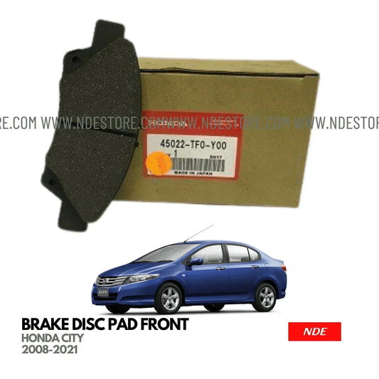 BRAKE DISC PAD FRONT GENUINE FOR HONDA CITY (2008-2021) - ndestore.com