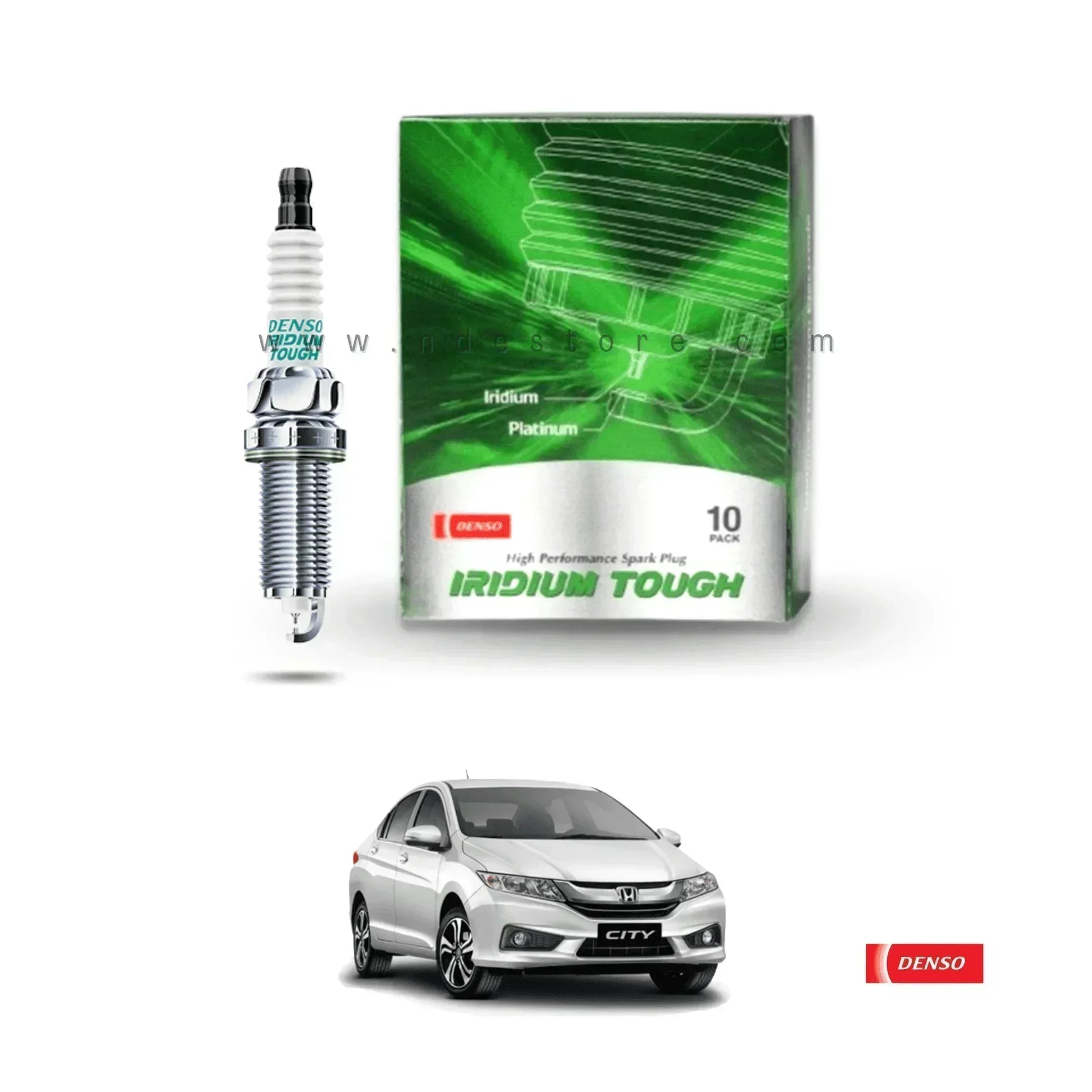 SPARK PLUG DENSO IRIDIUM TOUGH FOR HONDA CITY (1995-2008) - ndestore.com