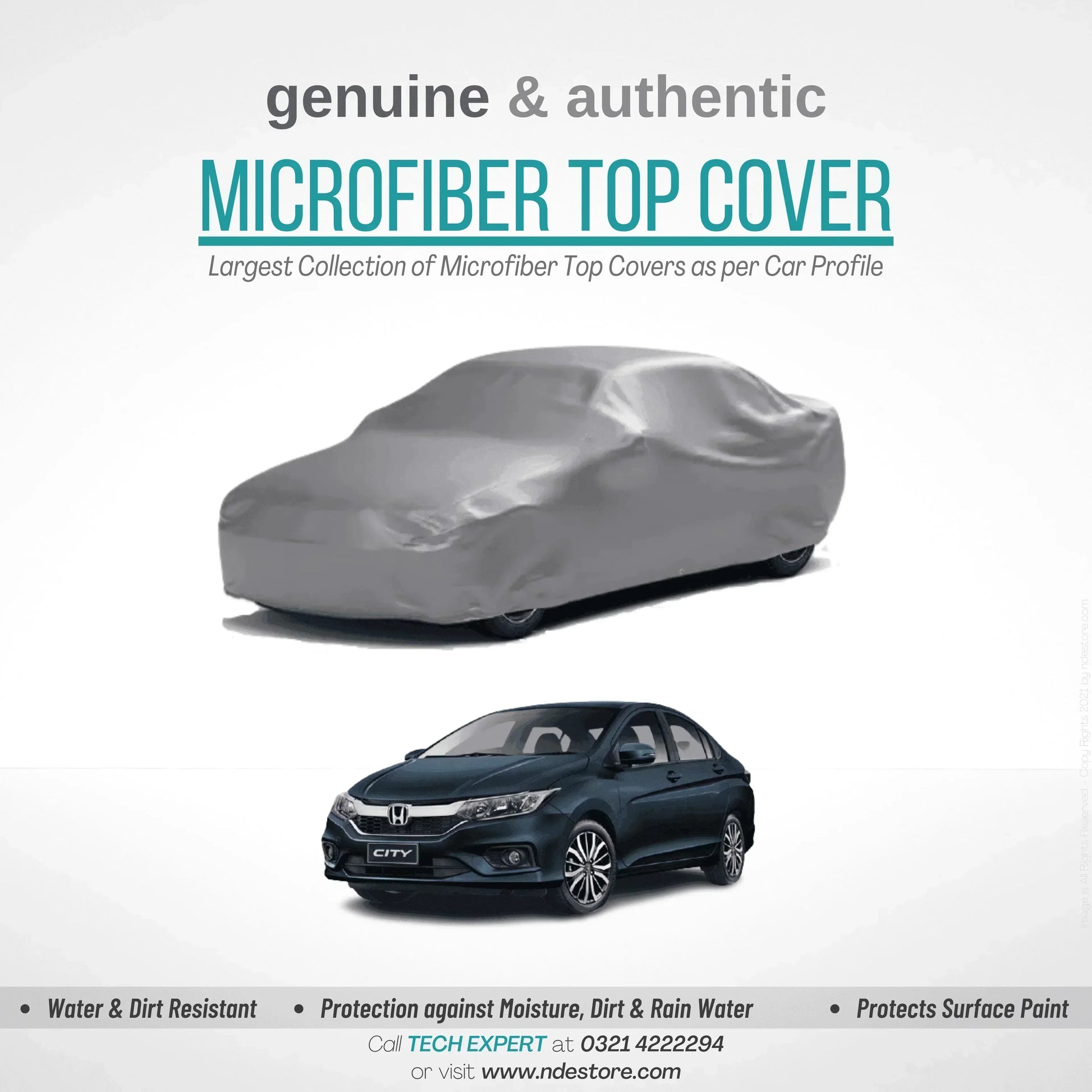 TOP COVER MICROFIBER FOR HONDA CITY - ndestore.com