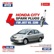 SPARK PLUG DENSO FOR HONDA CITY 1995-2008 (4 PIECES) - ndestore.com