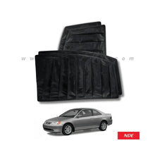 SUN SHADE BLACK WRINKLE FOR HONDA CIVIC (2002-2006) - ndestore.com