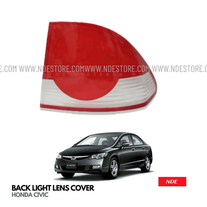 BACK LIGHT LENS COVER FOR HONDA CIVIC (2006-2012) - ndestore.com