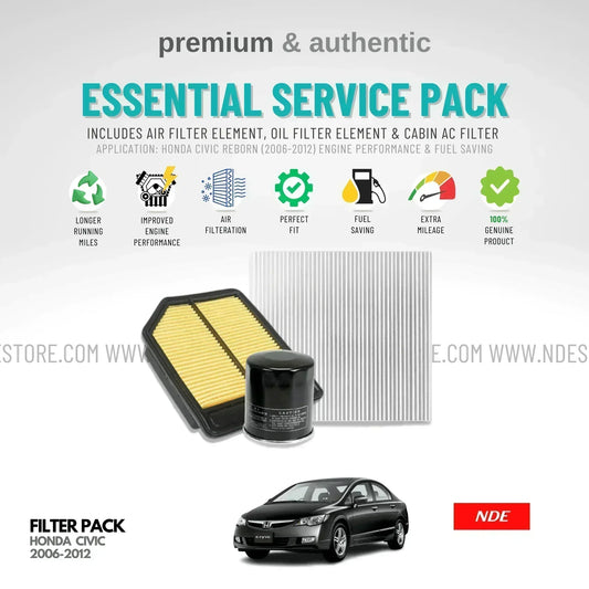 ESSENTIAL FILTER PACK FOR HONDA CIVIC (2006-2012) - ndestore.com