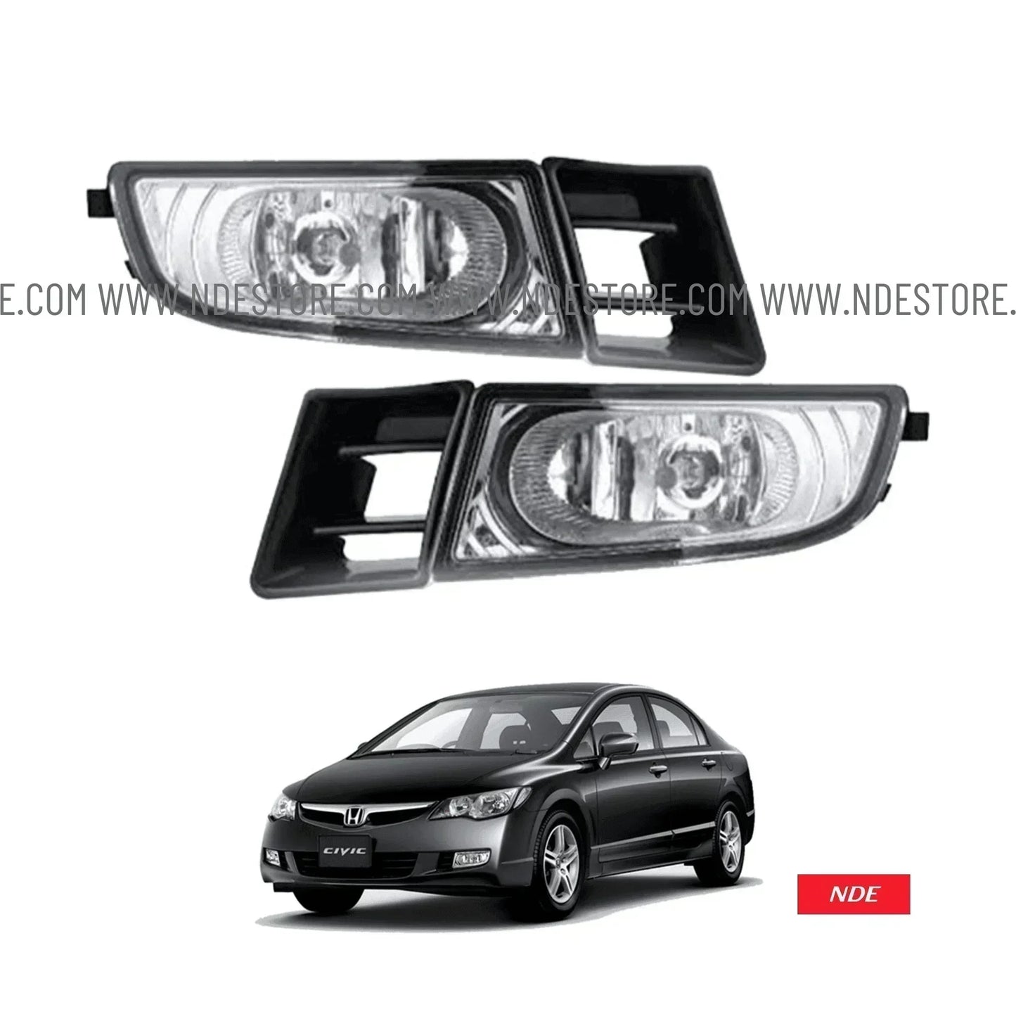 FOG LIGHT ASSY FOR HONDA CIVIC (2006-2012) - ndestore.com