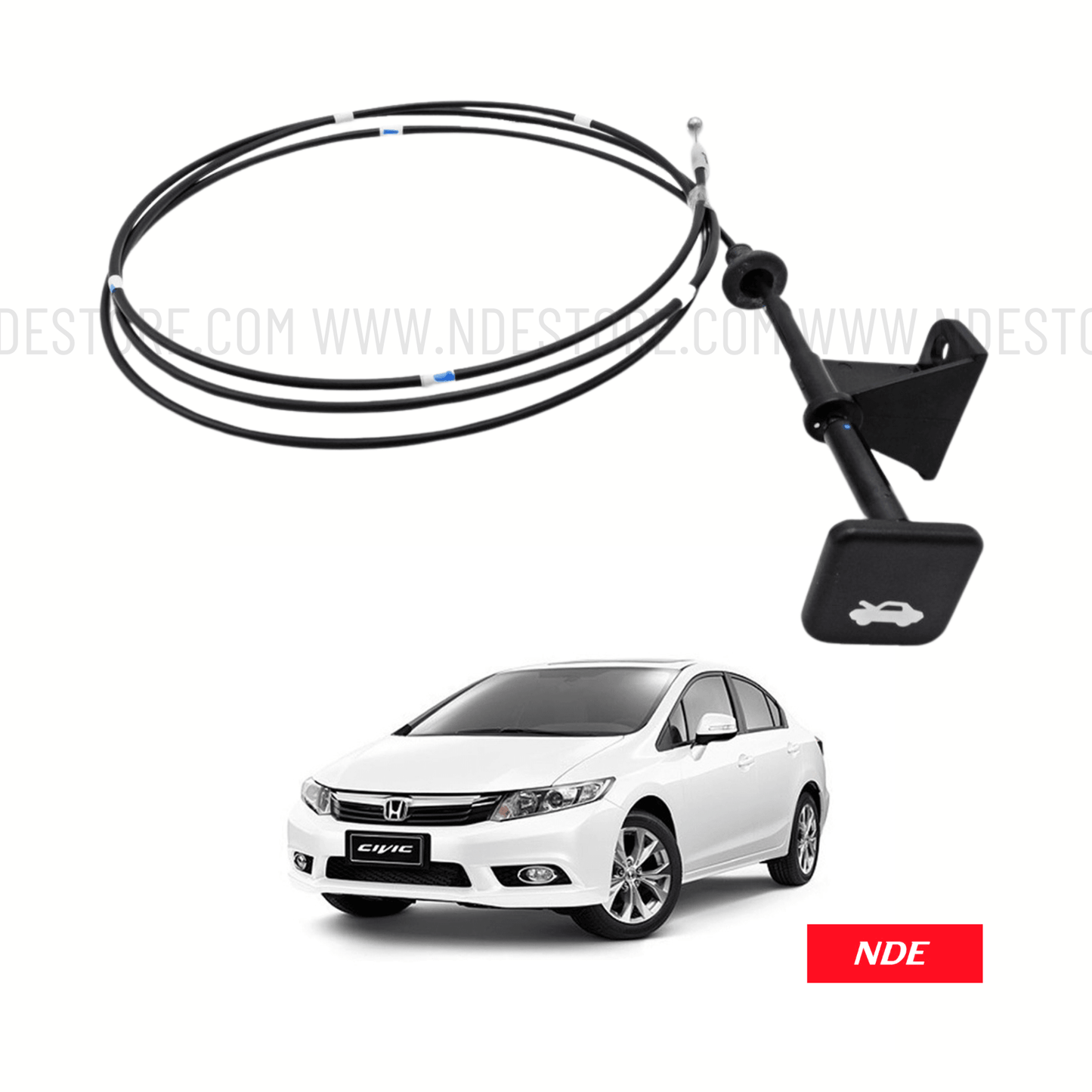 CABLE ASSY HOOD LOCK OPENER CONTROL FOR HONDA CIVIC REBIRTH (2012-2016) - ndestore.com