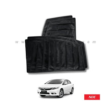 SUN SHADE BLACK WRINKLE FOR HONDA CIVIC (2012-2016) - ndestore.com