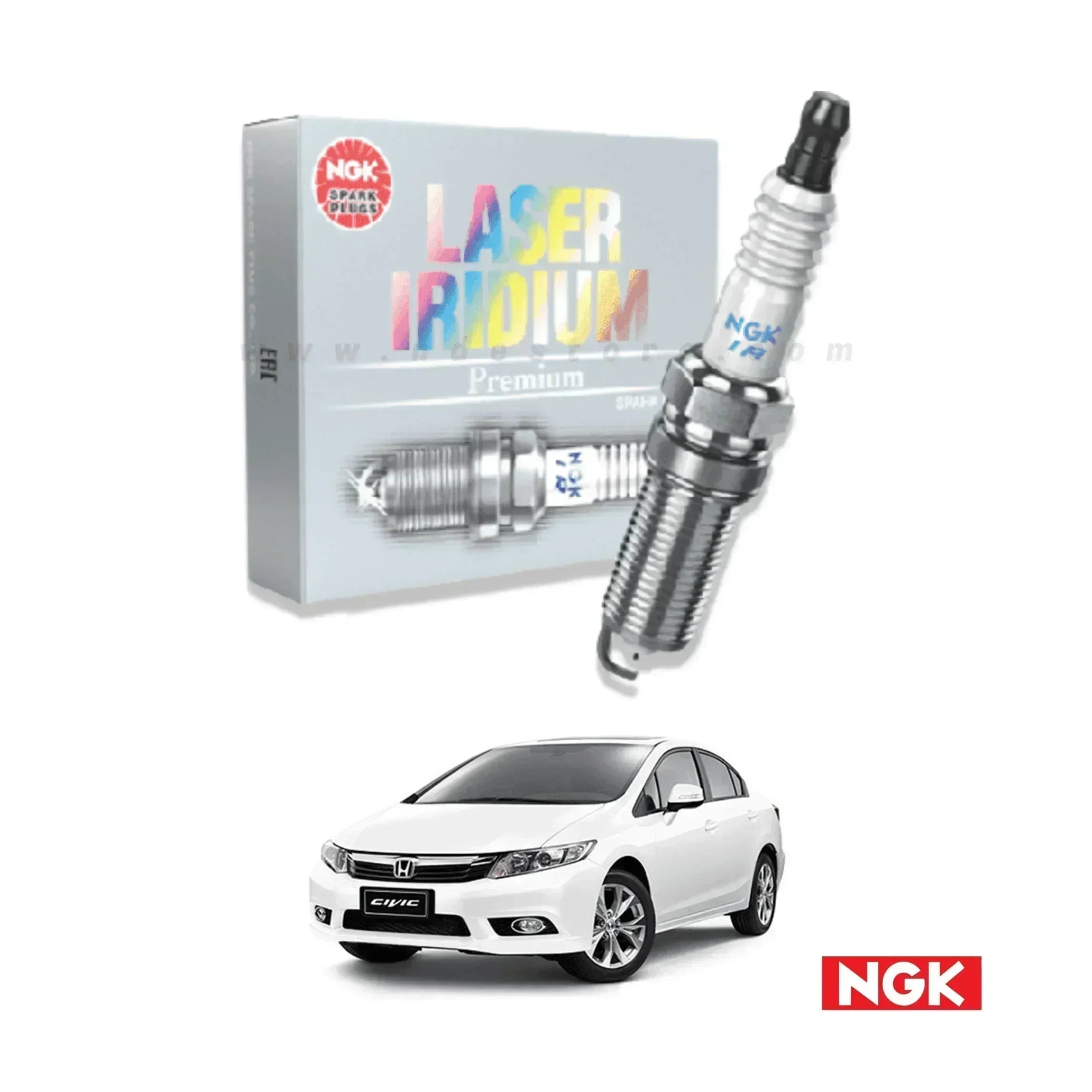 4 NGK Laser Iridium Spark Plugs (95705) For 2012-2015 Honda Civic 1.8L L4