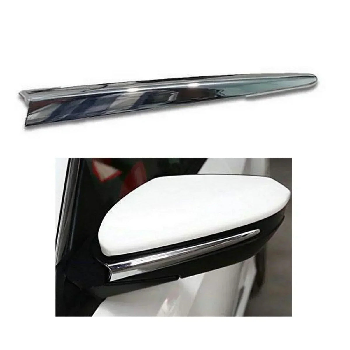 SIDE MIRROR CHROME TRIM FOR HONDA CIVIC (2016-2021) - ndestore.com