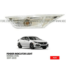 FENDER LIGHT ASSY INDICATOR WHITE FOR HONDA CIVIC (2016 - 2021) - ndestore.com