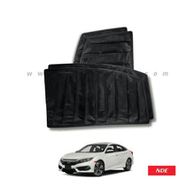 SUN SHADE BLACK WRINKLE FOR HONDA CIVIC (2016-2021) - ndestore.com