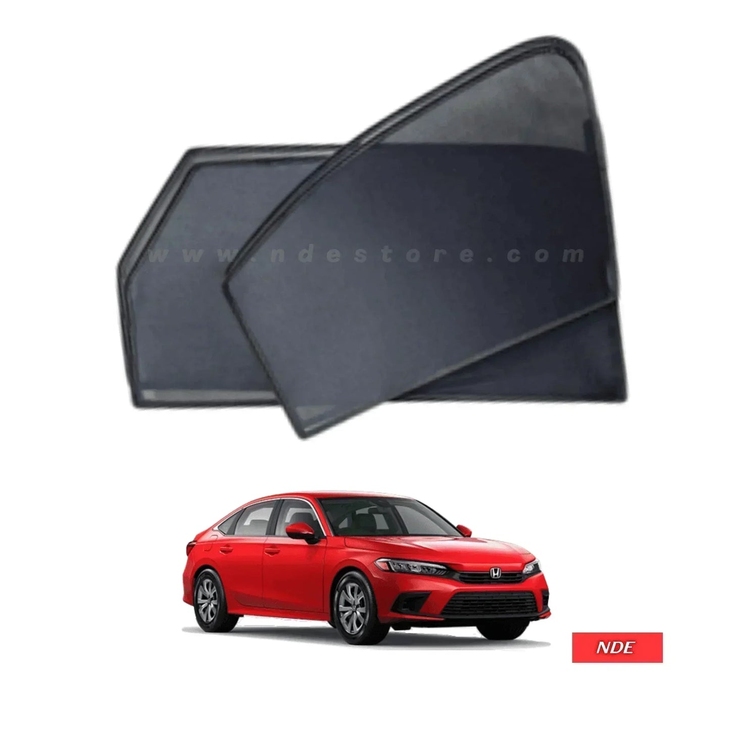 SUN SHADE CURTAIN SET XTREEME MESH FOR HONDA CIVIC (2021-2025) - ndestore.com