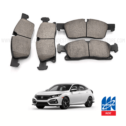 BRAKE DISC PAD SET REAR MK JAPAN FOR HONDA CIVIC (2016-2021) - ndestore.com