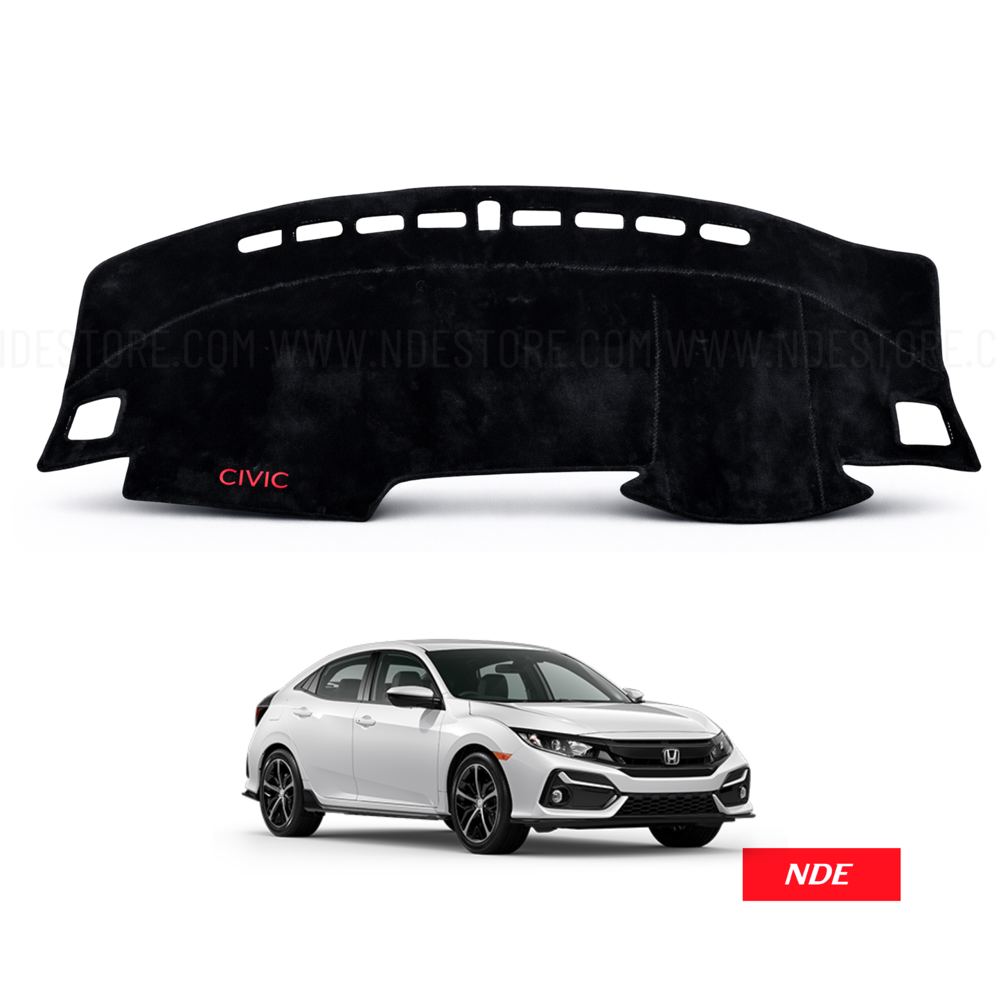 DASHBOARD MAT VELVET FOR HONDA CIVIC (2016-2021)
