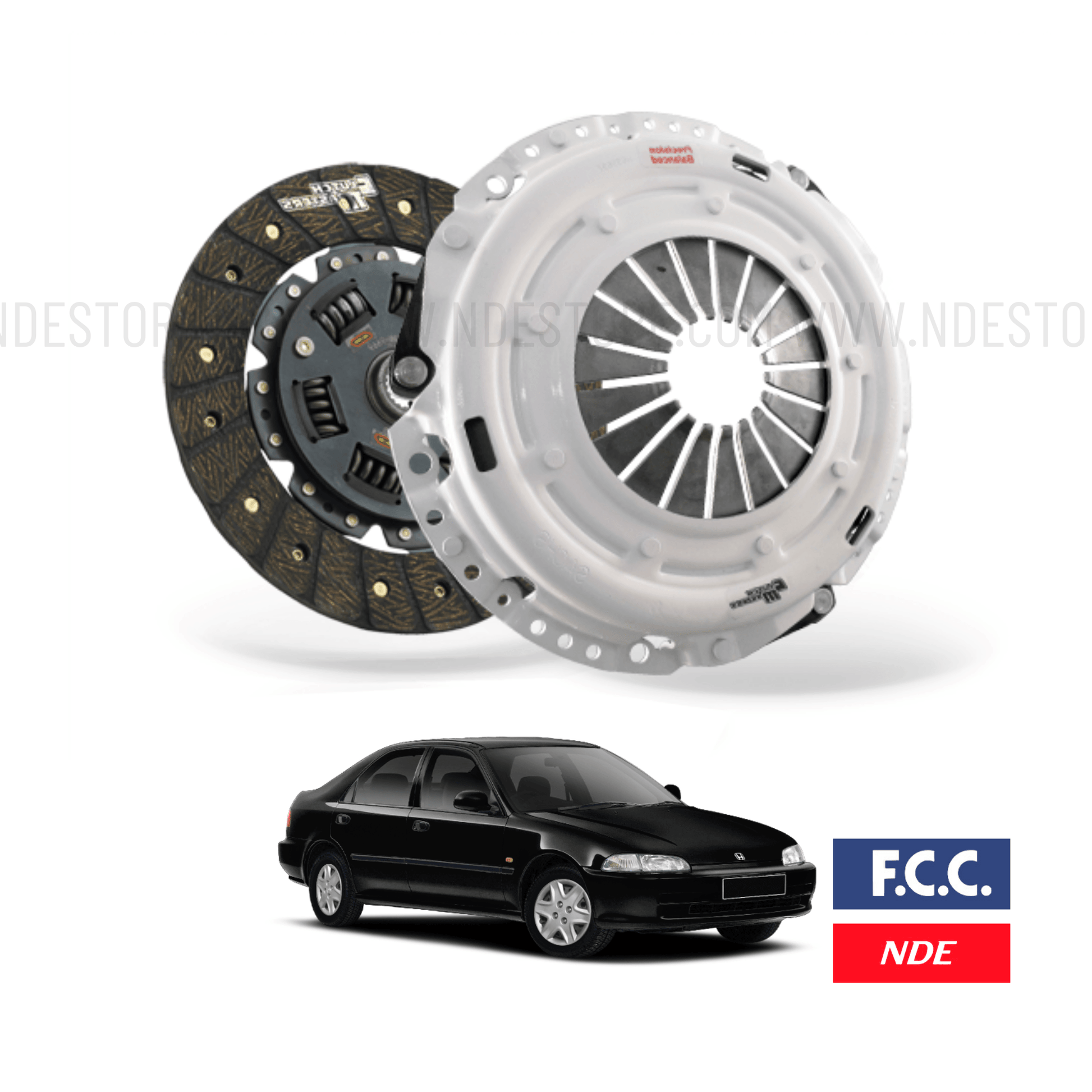 CLUTCH PLATE AND PRESSURE FCC FOR HONDA CIVIC (1995-2002) - ndestore.com