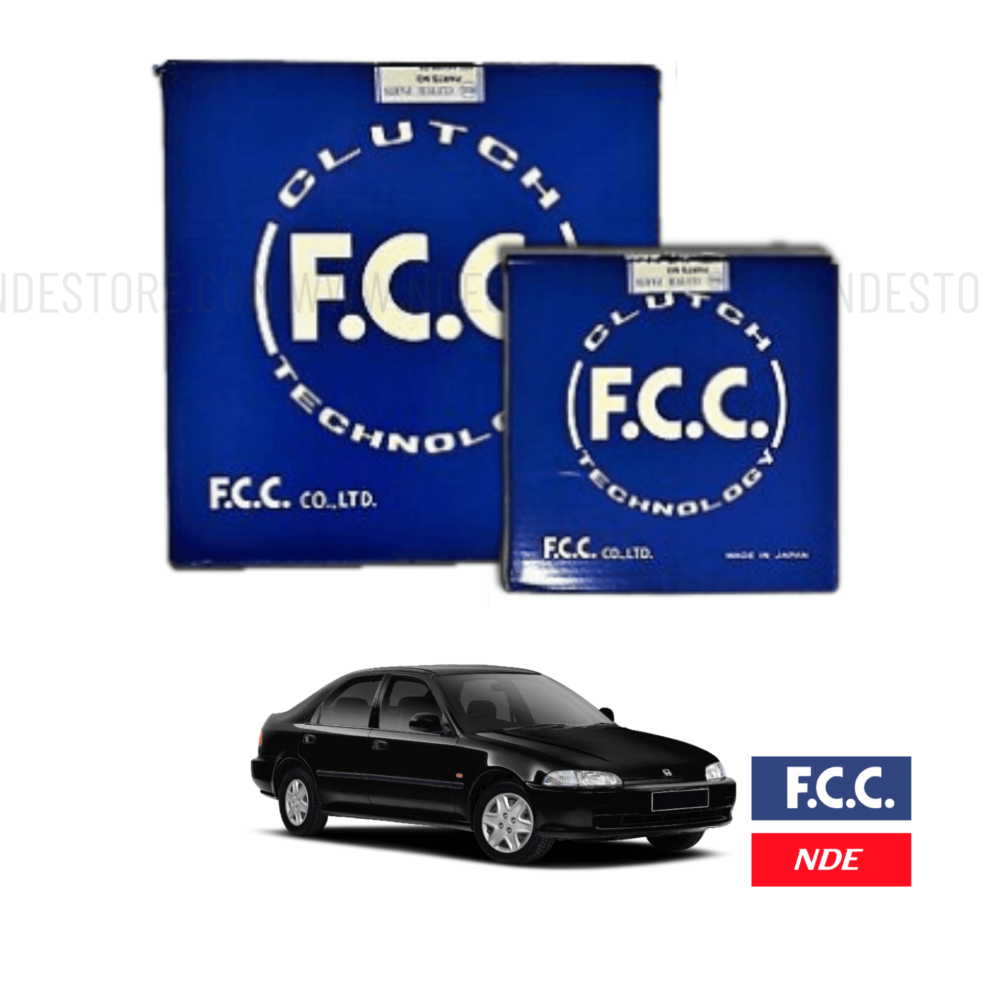 CLUTCH PLATE AND PRESSURE FCC FOR HONDA CIVIC (1995-2002) - ndestore.com