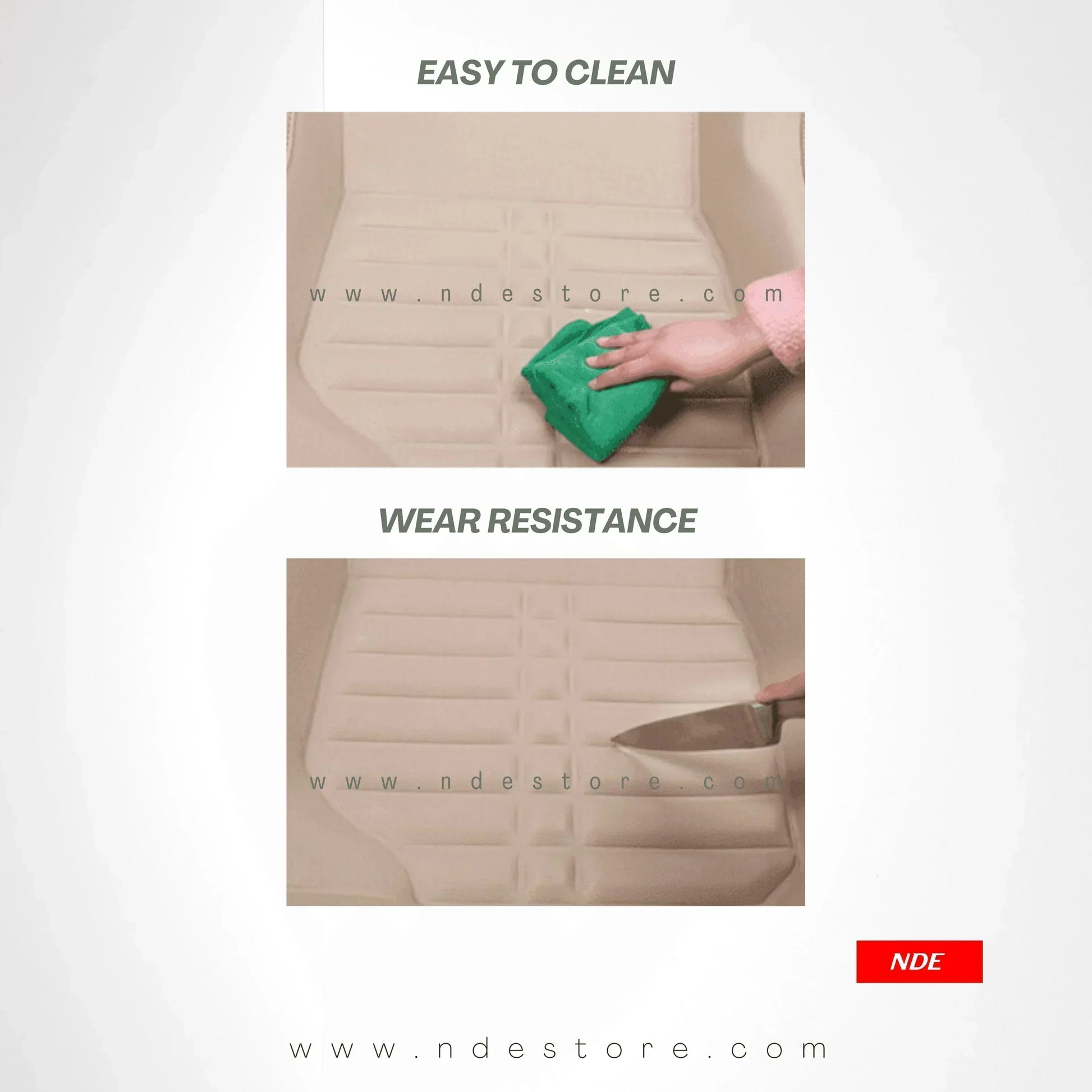 FLOOR MAT 5D STYLE FOR TOYOTA HILUX REVO - ndestore.com