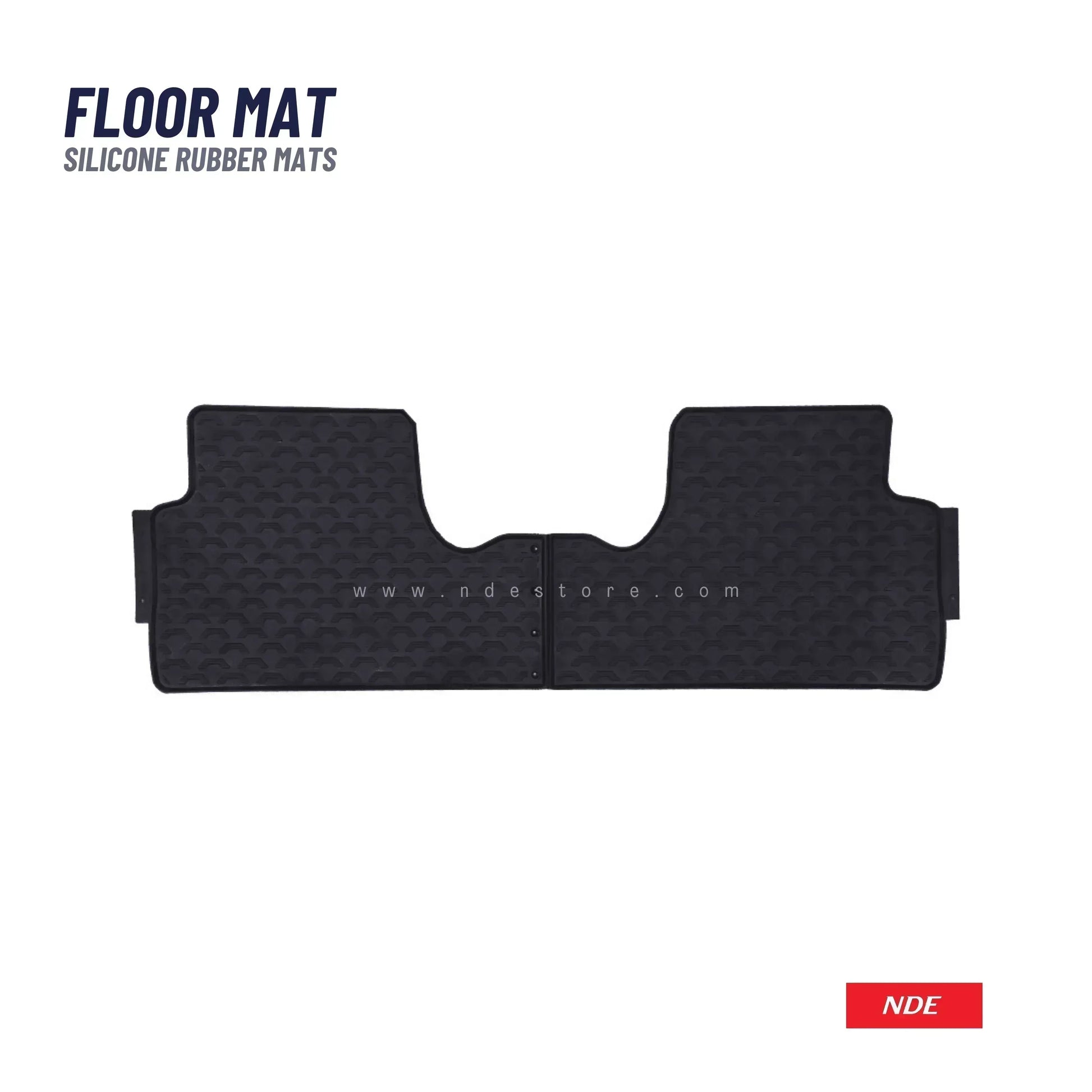 FLOOR MAT RUBBER / LATEX ANTI SLIP SILICONE BLACK FOR HONDA CIVIC (2016-2021) (IMPORTED) - ndestore.com