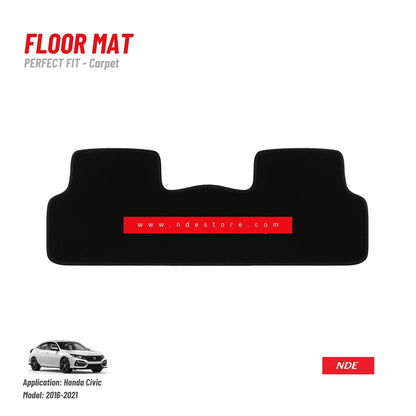 FLOOR MAT PREMIUM QUALITY FOR HONDA CIVIC (2016-2022) - ndestore.com