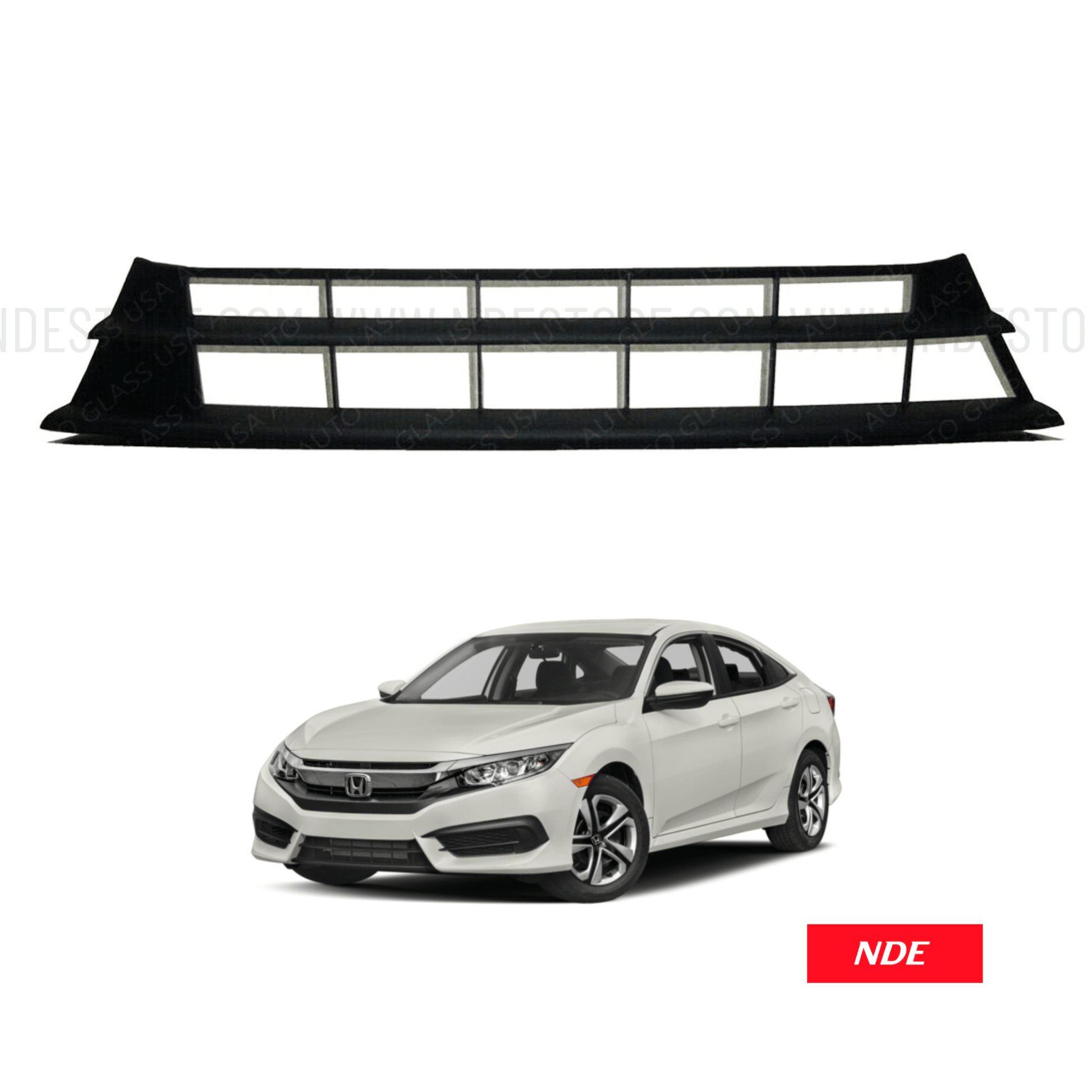 FRONT GRILL LOWER FOR HONDA CIVIC (2017-2021) - ndestore.com