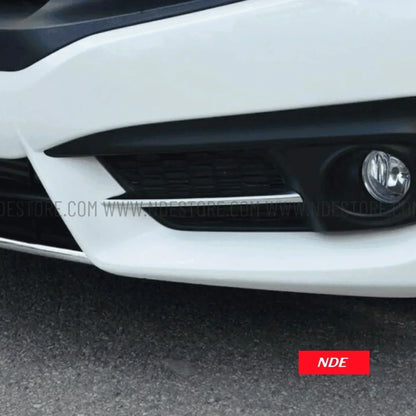 FOG LIGHT CHROME TRIM FOR HONDA CIVIC (2016-2021) - ndestore.com