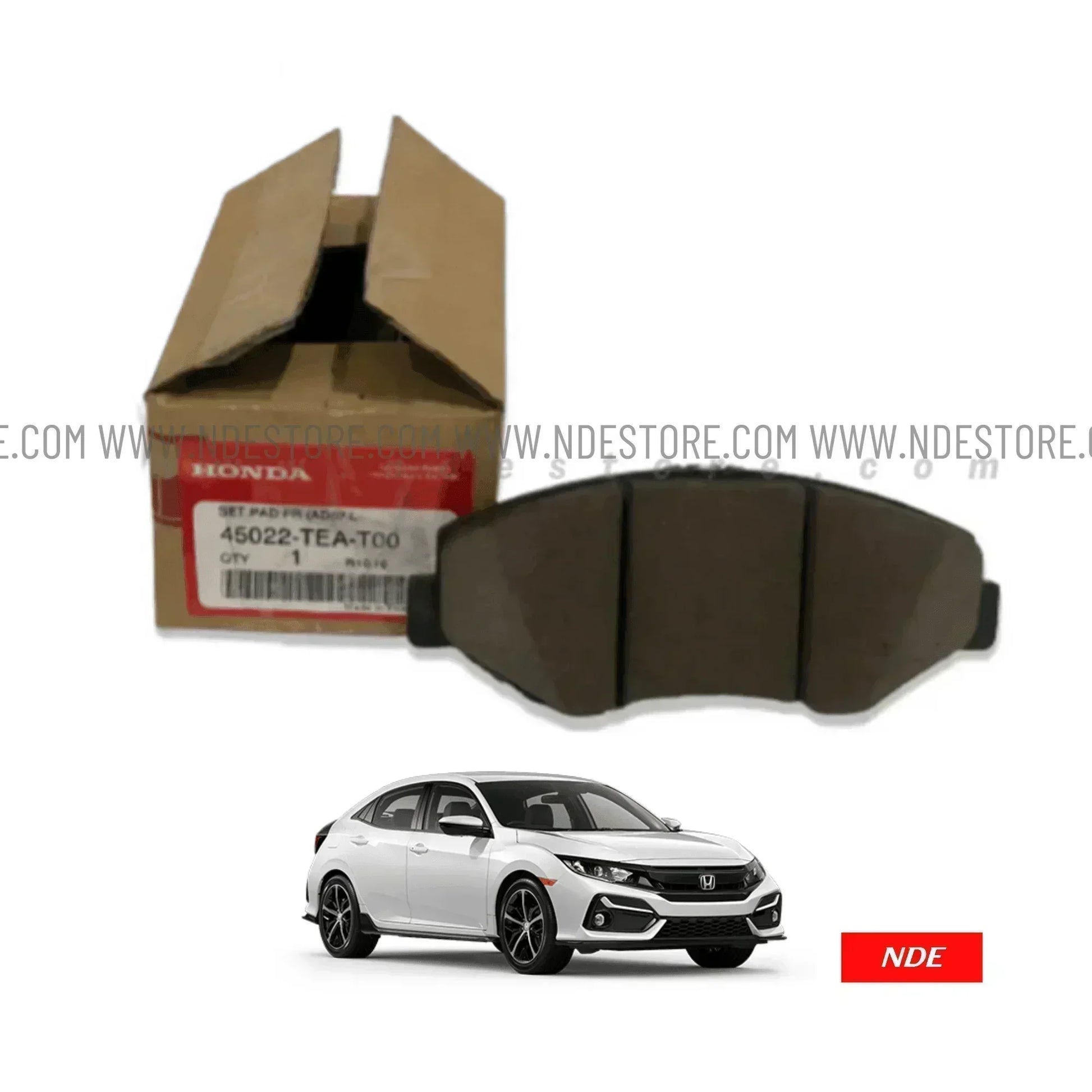BRAKE DISC PAD FRONT GENUINE FOR HONDA CIVIC (2016-2021) - ndestore.com