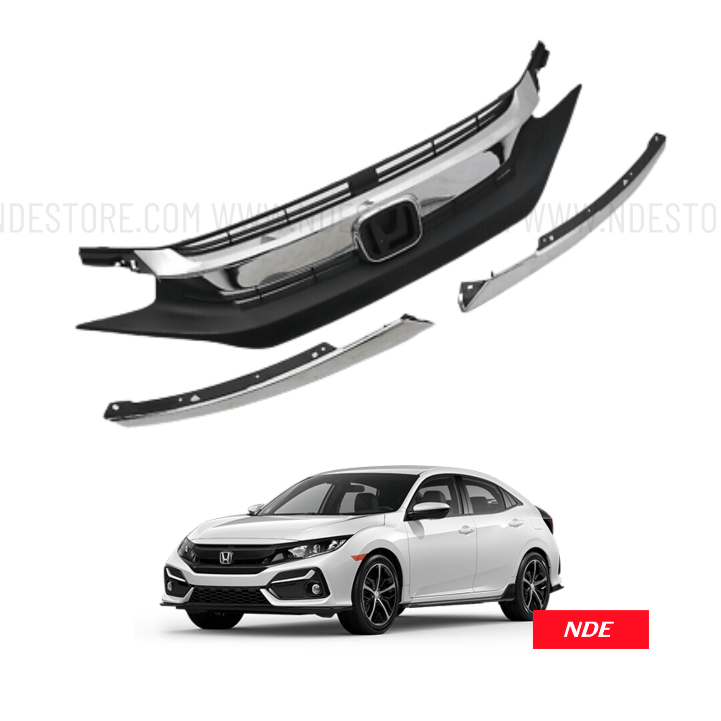 FRONT GRILL FOR HONDA CIVIC (2017-2021) - ndestore.com