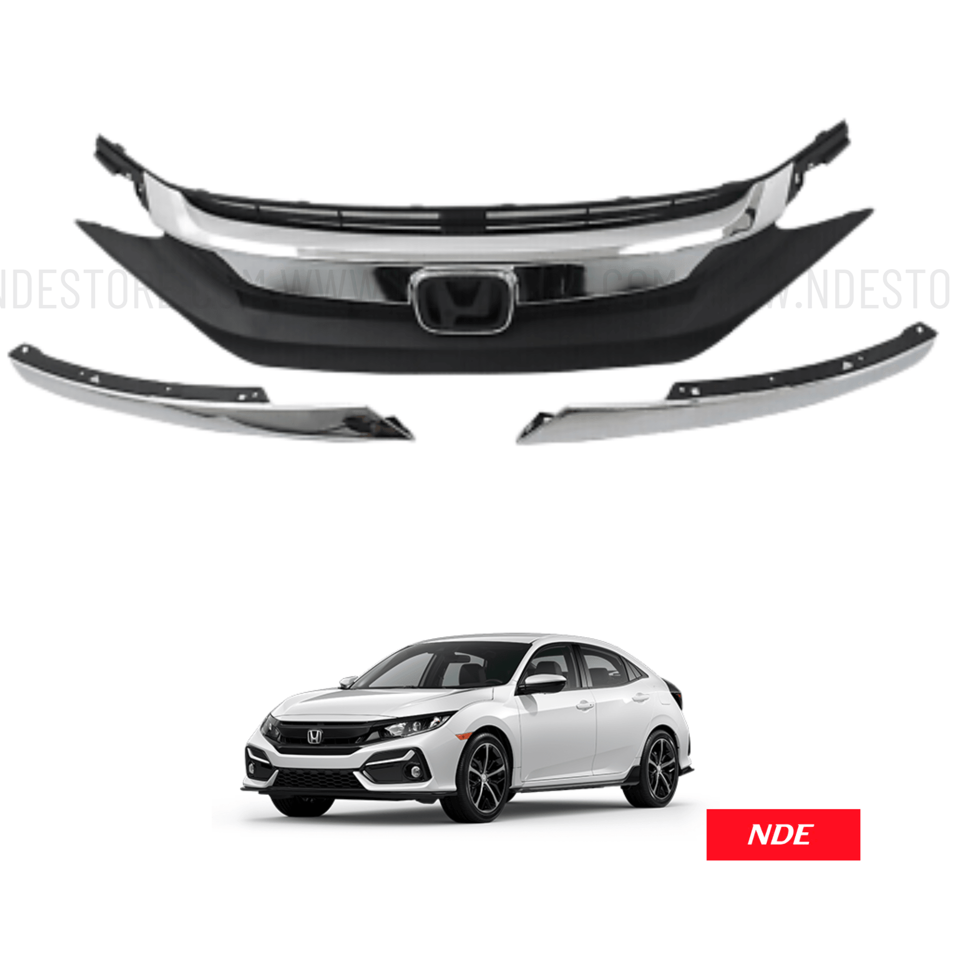 FRONT GRILL FOR HONDA CIVIC (2017-2021) - ndestore.com