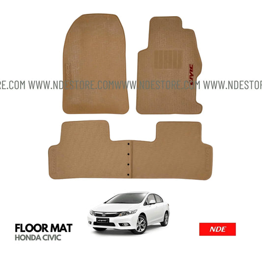 FLOOR MAT RUBBER FOR HONDA CIVIC (2012-2016) - ndestore.com