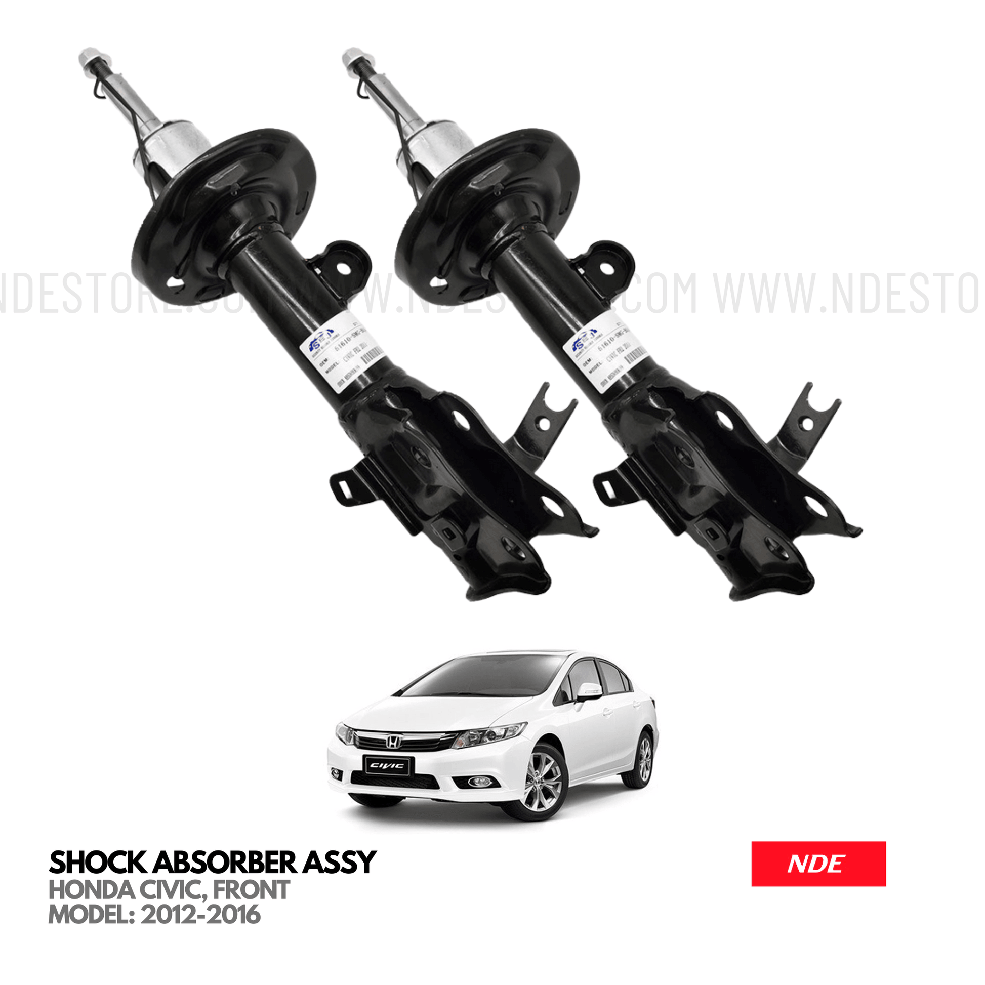 SHOCK ABSORBER ASSY FRONT FOR HONDA CIVIC (2012-2016) - ndestore.com