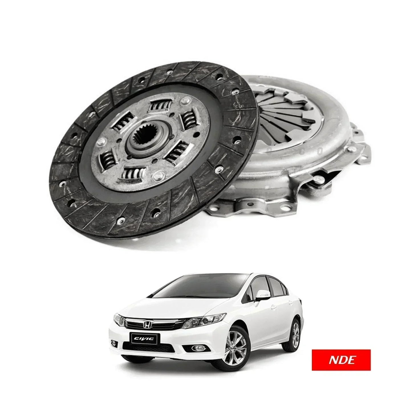 CLUTCH PLATE AND PRESSURE FCC FOR HONDA CIVIC (2012-2016) - ndestore.com